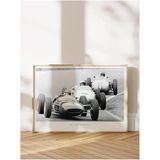 Grand Prix Vintage Çerçeveli Tablo, Ahşap Çerçeve Ve Poster, Duvar Tablosu Comfort Serisi No:108389;70 X 100 Ahşap Çerçeveli