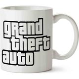 Grand Theft Auto San Andreas Gta 5 Porselen Kupa Bardak - Beyaz - 300 cc