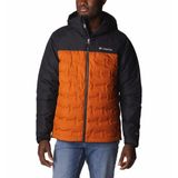Grand Trek Iı Down Hooded Erkek Kaz Tüyü Mont - 2XL - Sıcak Bakır