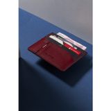 Grande 865 Hakiki Deri Premium Kartlık Bordo