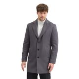 Grande Erkek Grey Ceket Yaka Slim Fit Kaşe Kaban Grey 54
