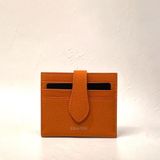 Grande Hakiki Deri Kart Cüzdanı Kartlık Orange