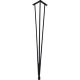Grande Home İzmir Metal Tel Kütük ve Ahşap Zigon Sehpa Ayağı - 51 cm