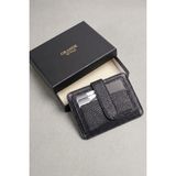 Grande Style 0539 Unisex Deri Kartlık - Siyah