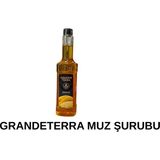 GRANDETERRA Grande Terra Muz Aromalı Kahve ve Kokteyl Şurubu 750 ml