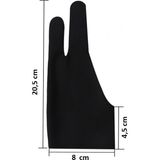 Grandi Grandı Sanatçı Çizim Eldiveni-M Size (20,5 cm x 8 cm x 4,5 Cm) - Siyah