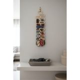 Grandmix Ahşap Çoklu Kravat Askısı ve Eşarp Düzenleyici Modern Dolap Içi Kemer Organizer