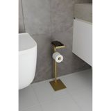 Grandmix Gold Telefon Raflı Modern Tuvalet Kağıtlığı Metal Banyo Organizeri