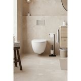 Grandmix Metal Ayaklı Tuvalet Kağıtlığı Yedek Ruloluklu Modern Banyo Wc Aksesuarı