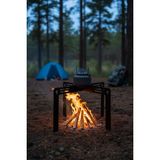 Grandmix Taşınabilir Metal Kamp Ateşi Sacı ve Tencere Standı Katlanabilir Outdoor Ocak Altlığı 17X17 cm - Siyah - 17 x 17 cm