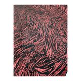 GrandTekstil 140 EN BORDO SİYAH DESENLİ ELBİSE PANTOLON GÖMLEK CEKET YAPIMINA UYGUN VİSKON POLYESTER KUMAŞ