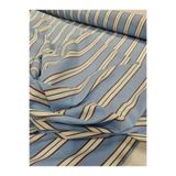 GrandTekstil 150 CM EN MAVİ BEYAZ ÇİZGİLİ GÖMLEK ELBİSE TUNİK PANTOLON YAPIMINA UYGUN %ORGANİK PAMUK KUMAŞ