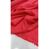 GrandTekstil Kumaş Kırmızı Viskon Gömlek Pantolon Tunik