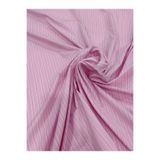 GrandTekstil Pembe Çizgili Kumaş – Modern İnce Çizgi Desenli Gömlek Tunik Elbise Kumaş 150 cm En