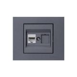 Grano Füme Tekli Data Prizi 1*rj45 Cat6 (İNTERNET PRİZİ) Çerçevesizdir