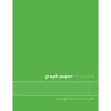 Graph Paper Notebook 5x5 Grid – Quad Ruled 5 Squares/Inch, 8.5" x 11", 100 Pages – Apple Green Cover: Ideal for Math, Engineering, Drawing, and Journaling