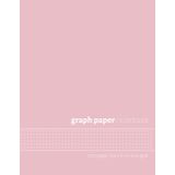 Graph Paper Notebook 5x5 Grid – Quad Ruled 5 Squares/Inch, 8.5" x 11", 100 Pages – Pastel Pink Cover: Ideal for Math, Engineering, Drawing, and Journaling
