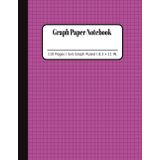 Graph Paper Notebook – 5x5 Quad Ruled (5 Squares Per Inch): 8.5x11 Inches, 110 Pages, Pink Softcover – Composition Notebook for Math, Engineering, Students & School Supplies