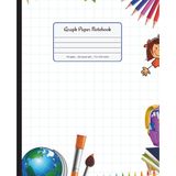 Graph Paper Notebook – 5x5 Quad Ruled (7.5 x 9.25 inches, 100 Pages): Math, Science, Engineering & Design Notebook | Grid Composition Book for Students and Teachers
