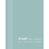 Graph Paper Notebook - 8.5 x 11 - 1/5 Inch Squares - 100 Pages: Grid Paper Composition Book for Math, Science & Engineering Students, School & Work - Quad Ruled 5 Squares per Inch (5x5) - Dusty Aqua