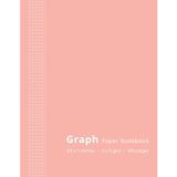 Graph Paper Notebook - 8.5 x 11 - 5x5 Grid - 100 Pages: Quad Ruled Graphing Composition Book for Math, Science & Engineering Students, School & Work - 5 Squares per Inch - Aesthetic Warm Coral Cover