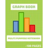 Graph Paper Notebook: 8.5" x 11" | 5x5 Quad Ruled | 100 Pages | Multi-Purpose for Math, Science, Design & School Use