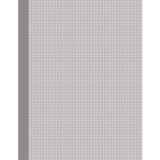 Graph Paper Notebook: Grey Cover, 5x5 Grid, Quad Ruled, 110 Pages, 8.5 x 11 Inches