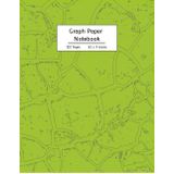 Graph Paper Notebook: Lime Green Design | 8.5x11 inches | 100 Pages | 5x5 grid paper | Quad Ruled | Math, Science, Engineering, Architect, Designer | School and Work