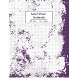 Graph Paper Notebook: Purple Grid Paper Notebook | 5x5, quad ruled | Composition Book | Math, Science, Engineering, Architect | School and Work | 8.5x11 inches | 100 Pages