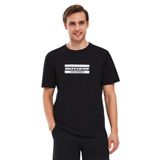 Graphic T-Shirt M Short Sleeve Erkek Siyah Tshirt