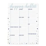 Graphique Büyük mıknatıslı not defteri, alışveriş kontrol listesi, 150 yaprak, 15,24 cm x 20,32 cm – "alışveriş kontrol listesi", her manyetik yüzeye yapışır, alışveriş ve market listeleri için