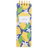 Graphique Gazeteci Günlüğü, Limon Tasarımı, Süslü Altın Folyo Taşınabilir Defter, 150 Çizgili Sayfa, 7,62 cm x 22,24 cm - Not Alma, Liste Oluşturma ve Çok Daha Fazlası için Mükemmel