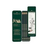 Graphite Aquarelle Kurşun Kalem Seti, 5’li, Metal Kutu, Hb-2b-4b-6b-8b, Siyah Naturel, Suda Çözünür, Teknik Çizim ve Eskiz Için, Dayanıklı Uç - Standart
