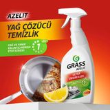 Grass Azelit Yağ & Kireç Sökücü Sprey 600ml - Fırın, Ocak, Banyo, Mutfak Temizliği İçin Hızlı Etkili Çözüm - 600 ml