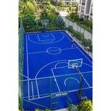 Grass Dekoratif Suni Çim Halı Balkon Bahçe Teras İç Dış Mekan Mavi Yapay Çim Halı 7 mm Mavi 80 x 850