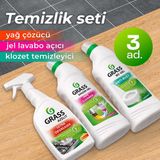 Grass Digger-Gel Lavabo ve Gider Açıcı Jel 750 ml - Metal ve Plastik Borular İçin Tıkanıklık Giderici - 2100 ML