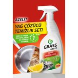 GRASS Güçlü Mutfak Yüzey Temizleyici Ve Yağ Sökücü Sprey Azelit Hızlı Etkili Çok Amaçlı 600ml