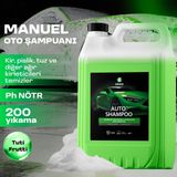 Grass Oto Şampuanı 5 lt Tutti Frutti Kokulu pH Nötr Konsantre Araç Yıkama Şampuanı, Yoğun Köpük ve Boya Koruma - Manuel; pH Nötr; Tutti Frutti 5L - Yeşil