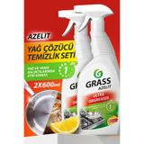 GRASS Yağ Çözücü Azelit 2'li Set (1200 ML) - Kireç Sökücü, Ekonomik Paket