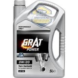 Grat 0W-20 Tam Sentetik Motor Yağı 5 Litre Apı Sn Benzinli Dizel Araç Yağı