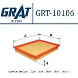 Grat 10106 | Hava Filtresi (Fiat: Palio / Siena / Albea / Do