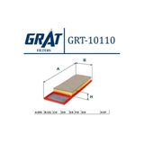 Grat 10110 Hava Filtresi 500 09- Linea Egea 15- Doblo 10- Yeni Model Fiorino 07- Qubo 08- Panda 10-