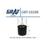 GRAT 10208 YAĞ FİLTRESİ PALIO DOBLO MAREA BRAVO I PUNTO 01- 1.9D
