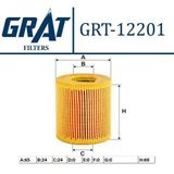 GRAT 12201 Yağ Filtresi Fiorino 04- Ducato III / 206 207 307 04- Partner Expert Boxer III / C4 Nemo Berlingo Yağ Filtresi 37877112