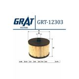 Grat 12303 Mazot Filtresi 307 308 407 Expert / C4 C5 / Cmax Focus Iı S-Max Mondeo 2.0 Hdı 2.0 Tdcı