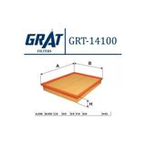 Grat 14100 Hava Filtresi Astra F 98-00 Astra G 00-05 Astra H 05- Zafira 00-05 1.4 Z14xe X14xe 1.6 16