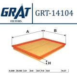 GRAT 14104 Hava Filtresi Astra F 91-98 1.4I 1.6I 1.7Td 1.8I 2.0