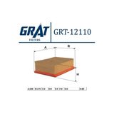 Grat 1444G9 Hava Fıltresı ( Peugeot :206 1.1I 1.4I 1.6I 1.9D 2.0 Hdı Cıtroen : Xsara 1.6