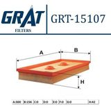 Grat 15107 Hava Filtresı Golf V Bora II Jetta III Passat Touran / A3 / Octavia 1.6 Fsı Blf