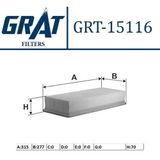 GRAT 15116 Hava Filtresi Lt28-35 96-06 Lt46 II / Sprinter 2.5 2.8 TDI